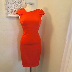 Reiss Fiorella Cross Over Shoulder Dress